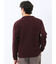 ウェーブジャガード クルーネック長袖Tシャツ