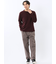 ウェーブジャガード クルーネック長袖Tシャツ