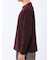 ウェーブジャガード クルーネック長袖Tシャツ