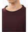ウェーブジャガード クルーネック長袖Tシャツ