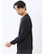ウェーブジャガード クルーネック長袖Tシャツ