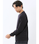 ウェーブジャガード クルーネック長袖Tシャツ
