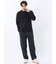 ウェーブジャガード クルーネック長袖Tシャツ