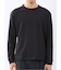 ウェーブジャガード クルーネック長袖Tシャツ