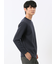 バスケットジャガード クルーネック長袖Tシャツ