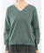 ハンドウォッシャブル ミラノ Vネック ニットプルオーバー