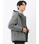 ALL WEATHER TEX ウール調 フーデット中綿ブルゾン