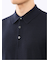ウォッシャブル ウール混 ニットポロ