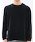 ストレッチ モールジャガード クルーネック長袖Tシャツ
