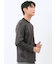 裏起毛ツイル クルーネック長袖Tシャツ