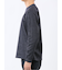 裏起毛ツイル クルーネック長袖Tシャツ