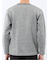 裏起毛カルゼ Vネック長袖Tシャツ