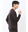 裏起毛カルゼ Vネック長袖Tシャツ