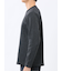 裏起毛カルゼ Vネック長袖Tシャツ