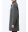 撥水 スタンドカラーコート カルゼグレー