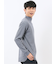 【WEB限定】KAITEKI+ ストレッチワッフル モックネック長袖Tシャツ