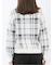 ウォッシャブル フェザーチェック クルーニットプルオーバー