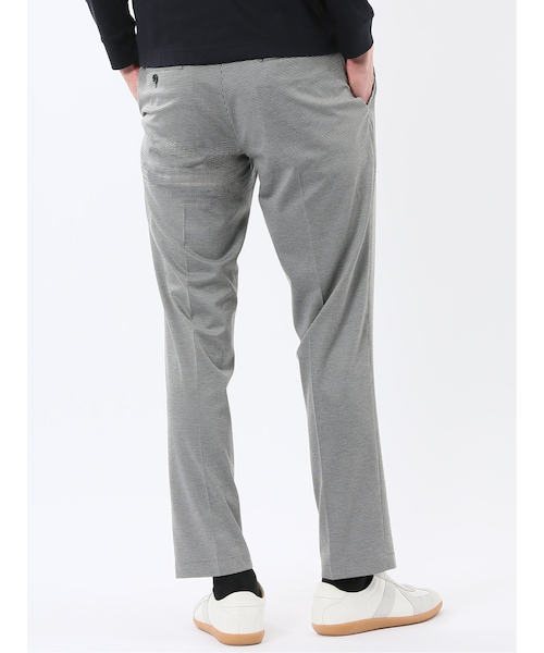 ストレッチポンチ スリムフィット ノータックスラックス ライトグレー