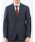 ストレッチウォッシャブル リラックスフィット 2ボタン2ピーススーツ 組織紺