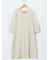 ダブルクロス サックワンピース ベージュ(セットアップ可能)