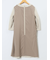 ダブルクロス サックワンピース ベージュ(セットアップ可能)