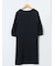 ダブルクロス サックワンピース 紺(セットアップ可能)
