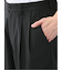 撥水ストレッチ ワイドテーパードパンツ(セットアップ可能)