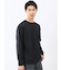 ランダムジャガード クルーネック長袖Tシャツ