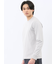 【DRESS T-SHIRT】シルケットスムス スロープネック 長袖Tシャツ