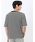 ストレッチ ボーダー クルーネック 5分袖 Tシャツ