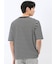 ストレッチ ボーダー クルーネック 5分袖 Tシャツ