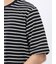 ストレッチ ボーダー クルーネック 5分袖 Tシャツ
