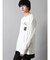 セマンティックデザイン 裾レイヤード クルーネック長袖BIGTシャツ