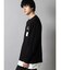 セマンティックデザイン 裾レイヤード クルーネック長袖BIGTシャツ