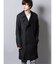セマンティックデザイン シャンブレーポンチ ダブルトレンチコート