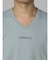 セマンティックデザイン バイカラー切替 Vネック半袖Tシャツ