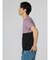 セマンティックデザイン バイカラー切替 Vネック半袖Tシャツ