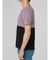 セマンティックデザイン バイカラー切替 Vネック半袖Tシャツ