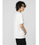 セマンティックデザイン 切替カレッジ Vネック半袖ルーズTシャツ