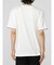 セマンティックデザイン 切替カレッジ Vネック半袖ルーズTシャツ