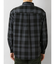 セマンティックデザイン レーヨン混 チェック柄 長袖BIGシャツ