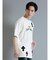 クロスアップリケ クルーネック半袖ルーズTシャツ