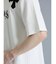 クロスアップリケ クルーネック半袖ルーズTシャツ