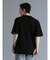 クロスアップリケ クルーネック半袖ルーズTシャツ