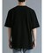 クロスアップリケ クルーネック半袖ルーズTシャツ