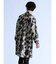ムラ柄プリント 長袖シャツコート
