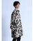 ムラ柄プリント 長袖シャツコート