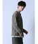 ふくれジャガード フェイクキーネック長袖Tシャツ