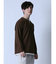ふくれジャガード フェイクキーネック長袖Tシャツ