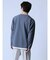 ふくれジャガード フェイクキーネック長袖Tシャツ